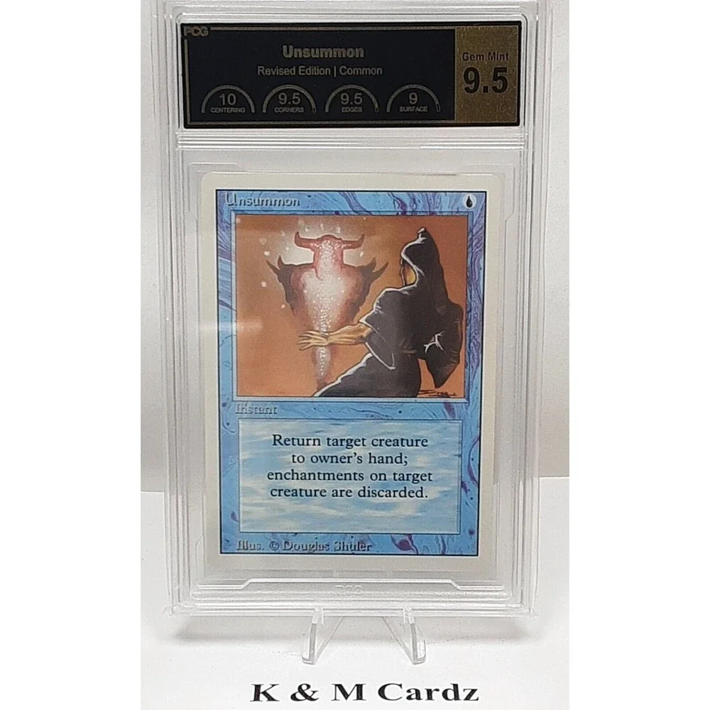 MTG - Revised - Unsummon - Graded - PCG 9.5 - Vintage